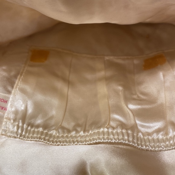 Vintage made in Hong Kong cream handmade sequin for wedding/evening/prom purse - Picture 8 of 10